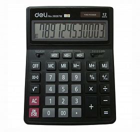Калькулятор 12 разрядов настольный 39267М